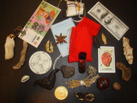 Hoodoo Magick Rootwork A Mojo Bag And A Selection Of Possible Contents