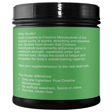 Nude Creatine Unflavoured Lb At Best Price In India Https Healthkart