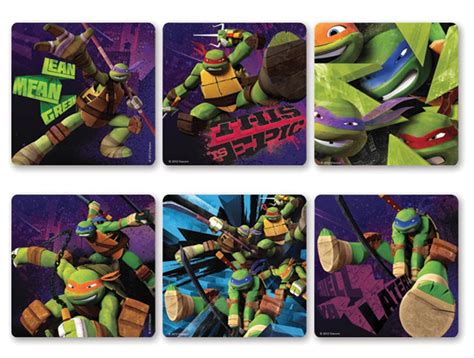 25 Teenage Mutant Ninja Turtles Tmnt Stickers 25 X Etsy