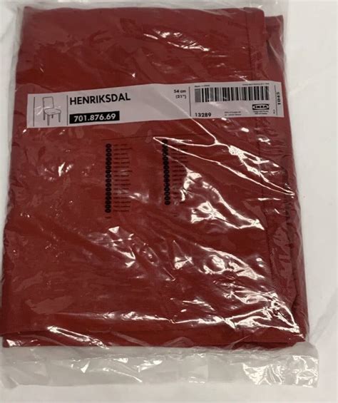 IKEA Henriksdal Chair Cover Idemo Red 21 54cm Slipcover For Sale