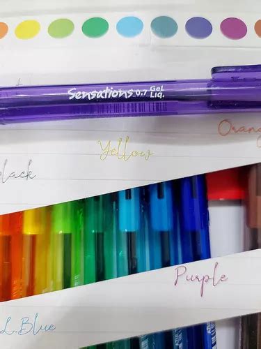 Caneta Esferogr Fica Click Sensations Mm Cores Tinta Newpen