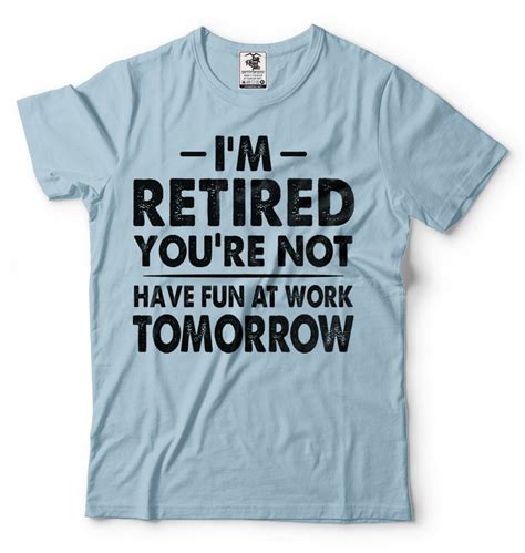 Retirement T-shirt Funny Retirement Graphic Humor Gift for - Etsy