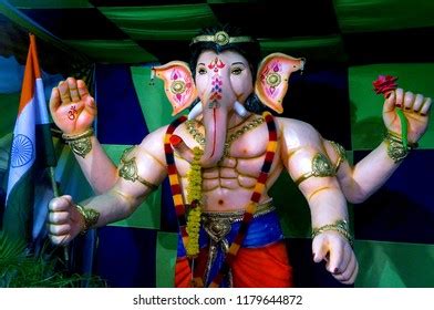 Lord Ganesha During Ganesh Utsav Stock Photo 1179644872 Shutterstock