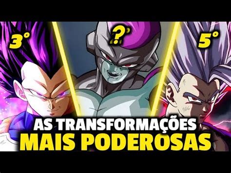 As Transforma Es Mais Poderosas De Dragon Ball Youtube