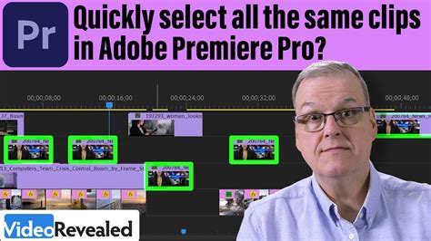 Quickly Select All The Same Clips In Adobe Premiere Pro YouTube