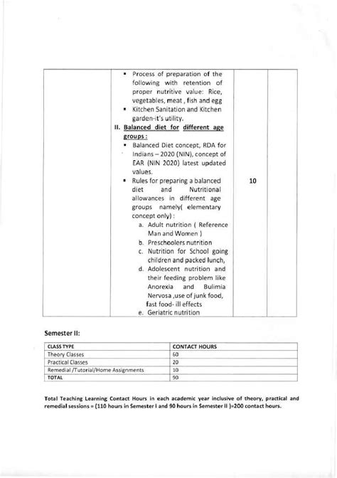 Wbchse Class Nutrition Syllabus Pdf West Bengal Board Class