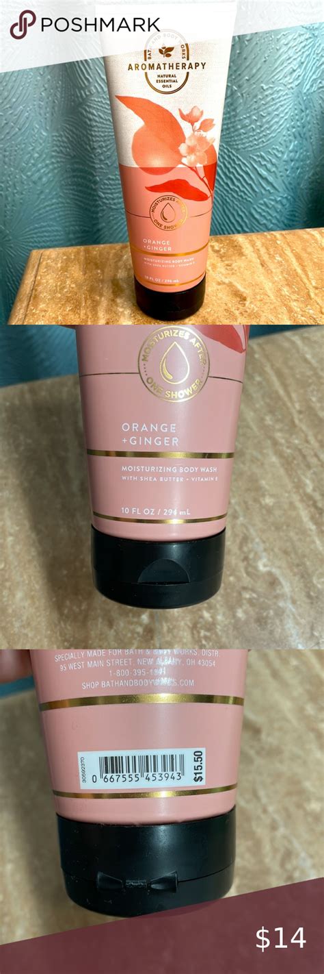 Bath Body Works Orange Ginger Moisturizing Body Wash Orange