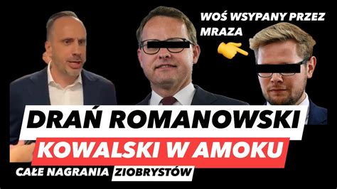 KOWALSKI WPADŁ W SZAŁ MRAZ POGRĄŻYŁ WOSIA CAŁE NAGRANIA ZIOBRY I