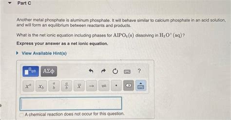 Solved Given That The Solubility Reaction For Calcium