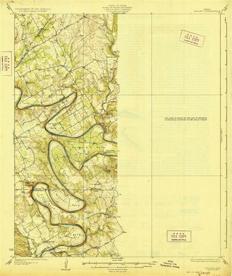 Godley Texas 1928 Usgs Old Topo Map Reprint 15x15 Tx Quad 128487