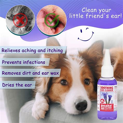 Quistel Dog Ear Cleaner Solution - Soothing Canaural Ear Drops - Dog