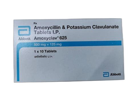 Abbott Amoxycillin Potassium Clavulanate Ip Tablet At Rs Box