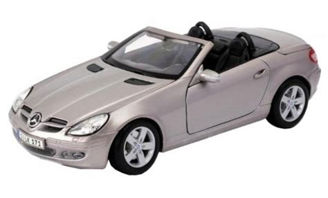 Coche Miniatura Mercedes Classe Slk Motormax Amg R Gris