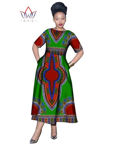 Dashiki Party Dress Hot Vestidos Dashiki Dresses For Women Cotton Print