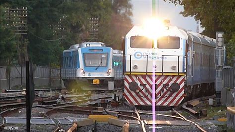 Locomotora Materfer MTF3300 MF105 Con Tren Bragado N151 por Estación