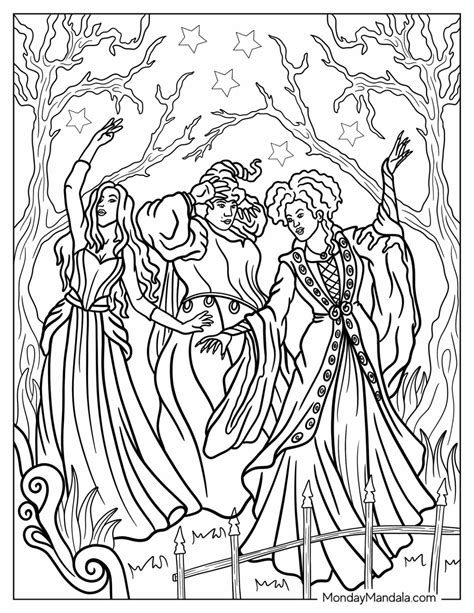 20 Hocus Pocus Coloring Pages Free Pdf Printables Artofit