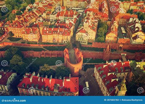 Old City In Warsaw Stock Photo Image Of Monument Poland 287683782