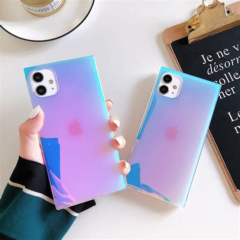 Funda De Brillo L Ser Cuadrado De Lujo Para Iphone Plus Etsy