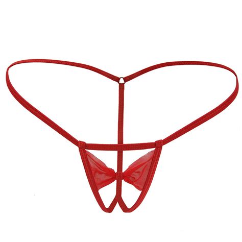 Sexy Mini Micro Bikini G Strings Thongs Dames Transparant Zie Throuh Slipje T Back Tangas Low