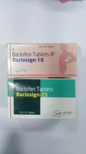 Baclofen 10 Mg Tablet At Rs 100 Stripe Baclofen Tablets In Nagpur