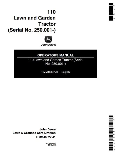 John Deere Tractor Operators Manual Pdf