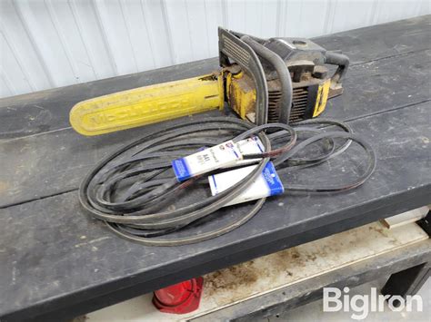 Mccullough Chainsaw And Assorted Belts Bigiron Auctions