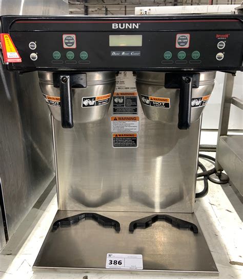 Bunn Icb Twin Gal Twin Double Coffee Brewer Vision Equipment