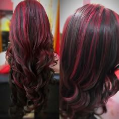 las mejores  ideas de mechas rojas coloracion de cabello color de