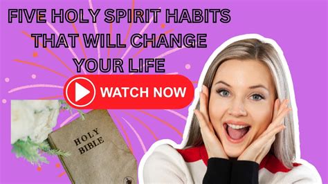 Five Holy Spirit Habits That Will Change Your Life Bible Ytshorts