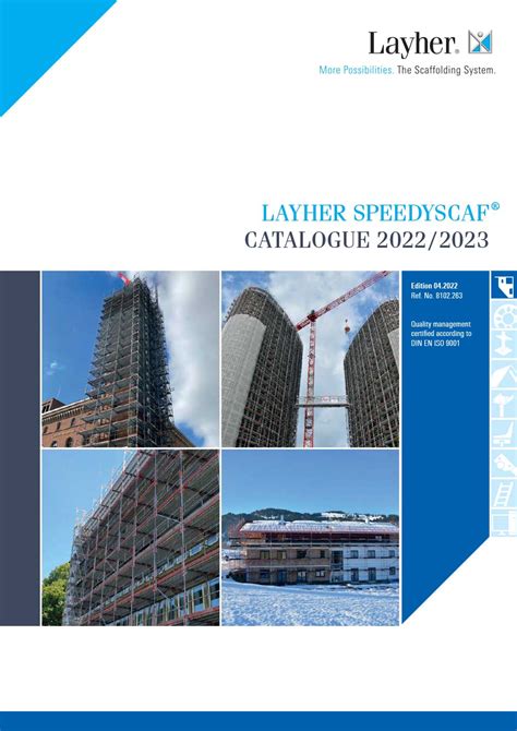 Brochures catalogues and downloads - Layher. The Scaffolding System.