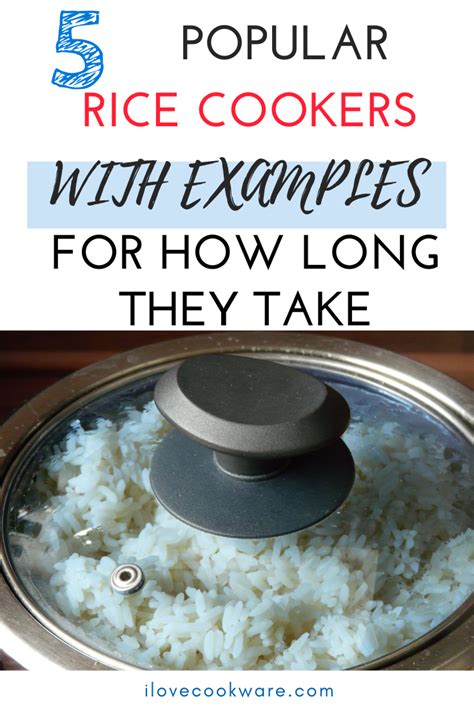 5 Examples For How Long Does A Rice Cooker Take