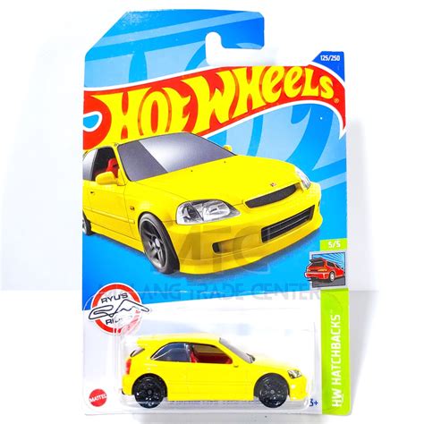 Jual Hot Wheels Honda Civic Type R Ek Yellow F Shopee Indonesia