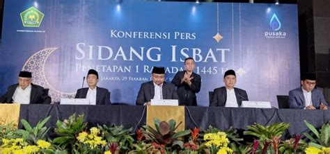 Hasil Sidang Isbat Ramdan H Jatuh Pada Selasa Maret