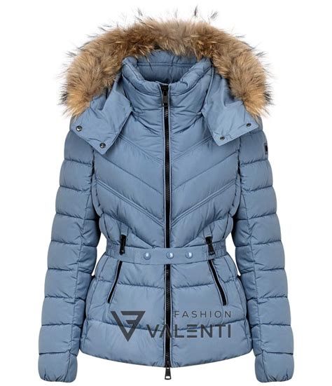 Дамско късо яке в светло син цвят| Valenti fashion модни дрехи онлайн