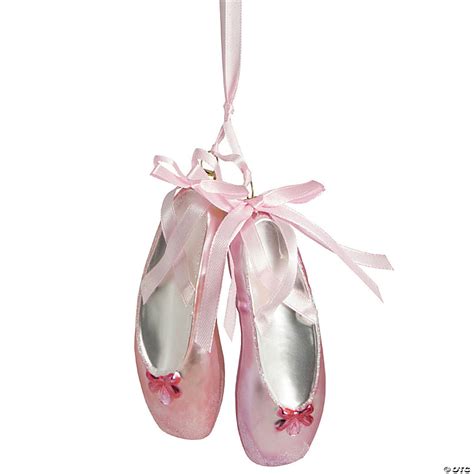 Northlight 45 Pink Ballet Slippers Glass Christmas Ornament