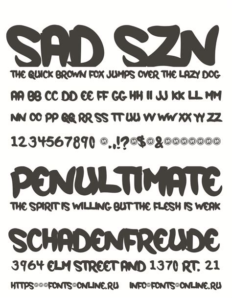 Sad Szn Font