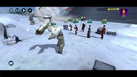 Wampa Omicron Vs Mothma Swgoh Youtube