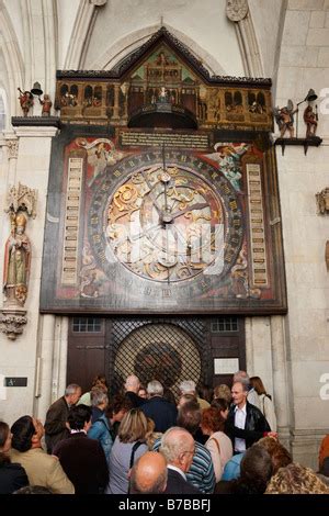 Astronomical Clock In St Paul S Cathedral In Muenster Interior Shot