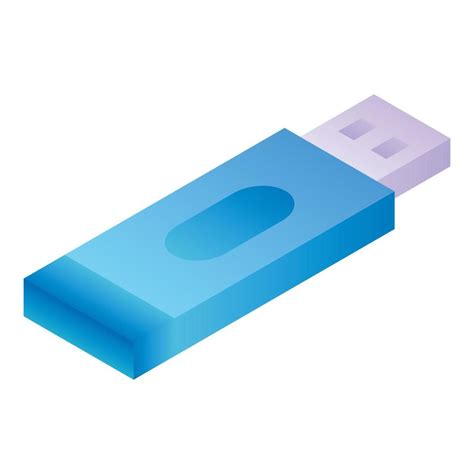 USB Flash Drive Icon Isometric Style 15308296 Vector Art At Vecteezy