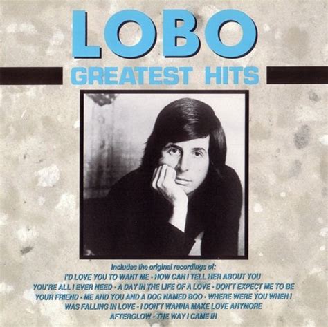 Jual CD Music Lobo Greatest Hits 1CD 1990 Di Lapak Jack Charlito