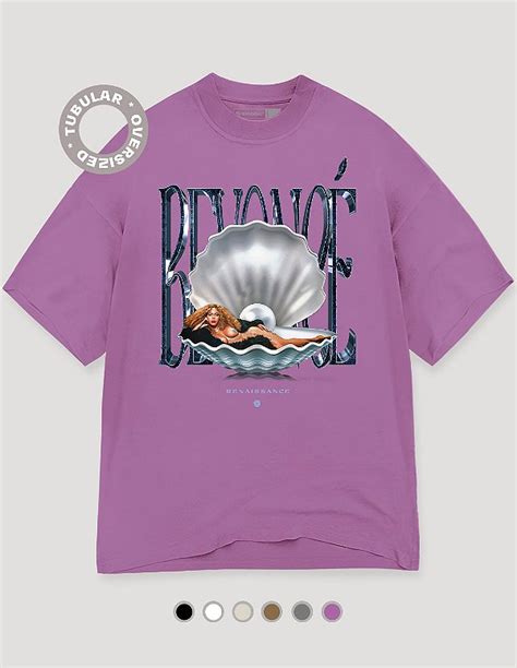 Camiseta Oversized Tubular Beyonc Renaissance World Tour Sensorial