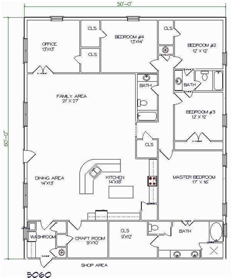 Modern Barndominium Floor Plans 2 Story With Loft [30x40 40x50 40x60