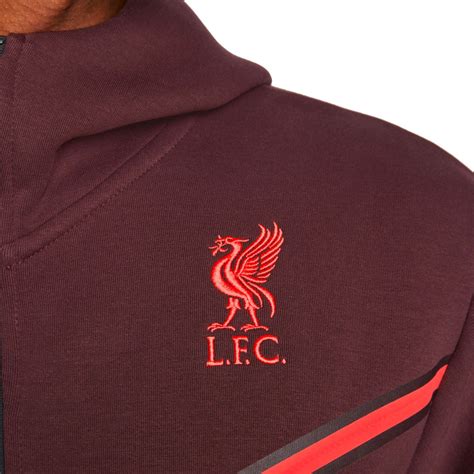 Liverpool Fc Dark Red Tech Fleece Presentation Tracksuit 2023 Nike