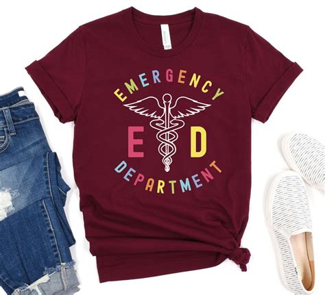 Emergency Department T Shirt Er Nurse T New Nurse Grad T Future Nurse T Er Nurse