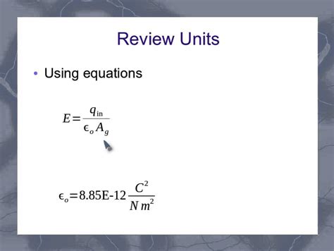 Electric Field Is Unit