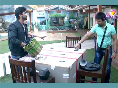 Bigg Boss 7 Bigg Boss Task Ajaz Targets Andy Andy Sangram And Kamya
