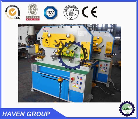 Q35y 15 Hydraulic Combined Iron Working Punching And Shearing Machine