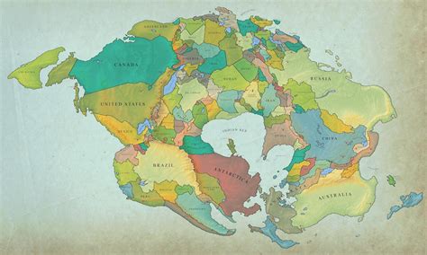 Geopedrados Como Ser O Mapa Da Terra Daqui A Alguns Milh Es De Anos