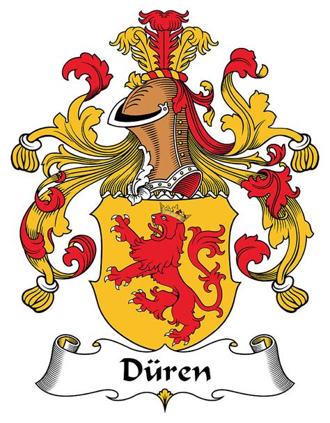 Duren Coat Of Arms German Digital Art By Heraldry Pixels