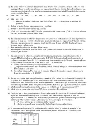 2do parcial Estadistica Estadística Studocu